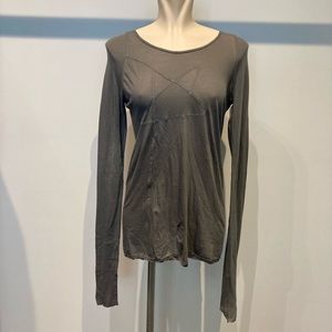 Rick Owens Dark Shadow Grey L/S T-Shirt